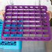 Carlisle RE49C89 OptiClean 49 Compartment Lavender Color-Coded Glass Rack Extender Main Thumbnail 1