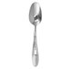 A Walco Bellwether stainless steel dessert spoon with a silver handle and bowl.