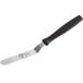 A Mercer Culinary offset baking / icing spatula with a black plastic handle and silver blade.