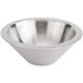 An American Metalcraft stainless steel double wall conical serving bowl.