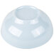 A light blue Thunder Group Blue Jade melamine bowl on a white surface.