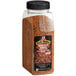 A plastic container of McCormick Grill Mates Brown Sugar Bourbon seasoning.