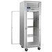 Traulsen G16012P Solid Front, Glass Back Door 1 Section Pass-Through Refrigerator - Right / Right Hinged Doors Main Thumbnail 1