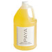 A jug of PAYA Papaya liquid soap with a yellow liquid and white label.
