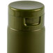 A green plastic bottle of Basic Earth Botanicals Reviving Body Wash with a flip-top cap.