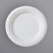 Fineline 42RP07 Conserveware 7 inch Bagasse Round Plate - 1000/Case