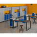 Hirsh Industries 1947469-PKG Makerspace Classroom Starter Storage System with Lockers, Cabinets, Storage Benches, and Worksurfaces Main Thumbnail 3