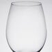 A close up of a Libbey Allure wine glass.