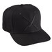 A black Mercer Culinary snapback hat with a large black X logo.