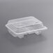 A clear plastic Polar Pak hinged display container with a lid.