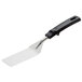 A Vollrath small blade turner with a black handle and white grip.