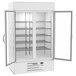 Beverage-Air MMR44HC-1-W-WINE MarketMax 47" White Glass Door Wine Refrigerator Main Thumbnail 2