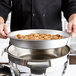 Vollrath 46862 6 Qt. Stainless Steel Round Food Pan Main Thumbnail 1