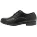 A Genuine Grip black leather oxford dress shoe for men with laces.