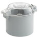 AvaMix Revolution 9283BLGY34 3 Qt. Gray Plastic Bowl and Smooth "S" Blade for 1 hp Food Processors Main Thumbnail 1
