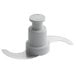 AvaMix Revolution 9283BLGY34 3 Qt. Gray Plastic Bowl and Smooth "S" Blade for 1 hp Food Processors Main Thumbnail 3