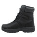 A black SR Max men's work boot with laces.
