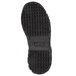 The black rubber sole of a SR Max Kobuk hiker boot.