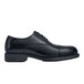 Shoes For Crews 8201 Senator Men's Medium Width Black Water-Resistant Steel Toe Non-Slip Dress Shoe Main Thumbnail 1
