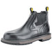A black ACE Firebrand men's work boot with yellow accents.
