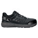 ACE 72389 Aster Women's Medium Width Black / Gray Water-Resistant Aluminum Toe Non-Slip Athletic Shoe Main Thumbnail 1