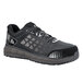 ACE 72389 Aster Women's Medium Width Black / Gray Water-Resistant Aluminum Toe Non-Slip Athletic Shoe Main Thumbnail 3