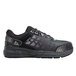 ACE 78617 Phantom Men's Medium Width Black / Gray Water-Resistant Aluminum Toe Non-Slip Athletic Shoe Main Thumbnail 4