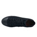 A black Shoes For Crews Pembroke canvas shoe with laces.