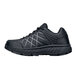A close-up of a black ACE Trident III men's water-resistant athletic shoe with a mesh upper.