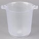 Fineline Platter Pleasers 3403 Heavy Duty Disposable Plastic 4 Qt. Wine / Champagne Chiller Ice Bucket Main Thumbnail 2