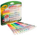 A pack of Crayola washable fine line dry erase markers in packaging.