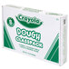 A white Crayola box with green text containing 24 Crayola modeling dough tubs in 8 assorted colors.