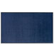 A blue rectangular Lavex entrance mat with a black border.