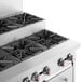 Cooking Performance Group S36-SU-N Natural Gas 6 Burner 36" Step-Up Range with 1 Standard Oven Main Thumbnail 6