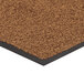 A brown Lavex rubber-backed carpet mat with black edges.