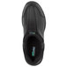 A black SR Max men's slip-on shoe with a green logo on the side.
