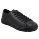 A black SR Max Portland leather shoe with laces.