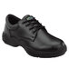 A black SR Max Providence soft toe oxford dress shoe with laces.