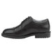 A black SR Max men's oxford dress shoe with laces and a non-slip sole.