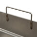 A stainless steel APW Wyott countertop deep fryer with metal handles.
