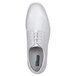 A white SR Max Oxford dress shoe with laces.