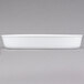 CAC ODP-10 80 oz. White Oval Deep Dish Porcelain Serving Platter - 12/Case Main Thumbnail 3