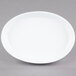 CAC ODP-10 80 oz. White Oval Deep Dish Porcelain Serving Platter - 12/Case Main Thumbnail 4