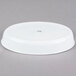 CAC ODP-10 80 oz. White Oval Deep Dish Porcelain Serving Platter - 12/Case Main Thumbnail 5