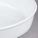 CAC ODP-10 80 oz. White Oval Deep Dish Porcelain Serving Platter - 12/Case Main Thumbnail 6
