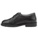 A black SR Max men's Oxford dress shoe with laces.
