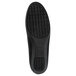 A close-up of a black SR Max Bristol soft toe pump shoe with a black sole.