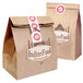 Two brown paper bags with Iconex tamper-evident labels.