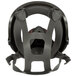 A black 3M full facepiece respirator with straps.