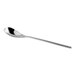 A Fortessa stainless steel spoon with a long handle.
